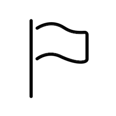 🏳️ Bandiera bianca Emoji su Openmoji