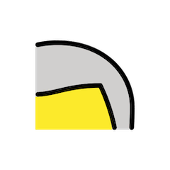 White Hair on Openmoji