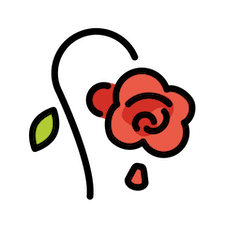 Verwelkte Rose Emoji Openmoji