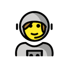 Astronauta (mulher) Emoji Openmoji