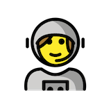woman-astronaut Emoji openmoji