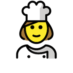 👩‍🍳 Woman Cook Emoji in Openmoji