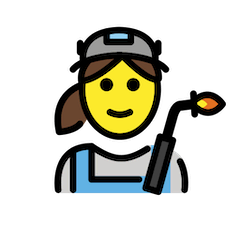 Woman Factory Worker Emoji in Openmoji