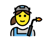 woman-factory-worker Emoji openmoji