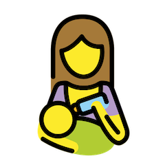 👩‍🍼 Woman Feeding Baby Emoji in Openmoji
