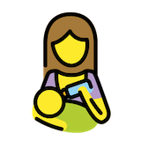 woman-feeding-baby Emoji openmoji