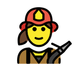 woman-firefighter Emoji openmoji