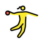 woman-playing-handball Emoji openmoji