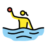 woman-playing-water-polo Emoji openmoji