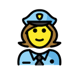 woman-police-officer Emoji openmoji
