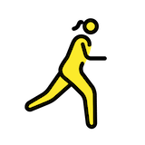 woman-running-facing-right Emoji openmoji