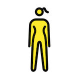 woman-standing Emoji openmoji