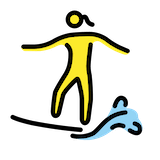 woman-surfing Emoji openmoji