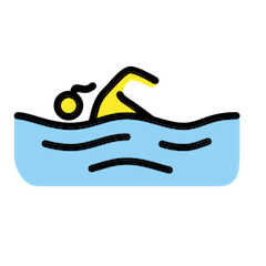 🏊‍♀️ Woman Swimming Emoji in Openmoji