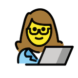 woman-technologist Emoji openmoji