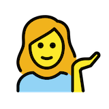 woman-tipping-hand Emoji openmoji