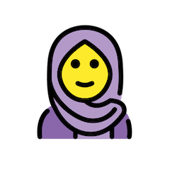 Donna Con Velo Emoji Openmoji