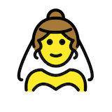 woman-with-veil Emoji openmoji