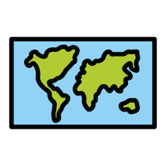 🗺️ Карта мира Эмодзи в Openmoji