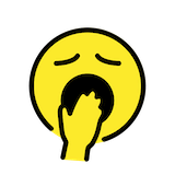 yawning-face Emoji openmoji