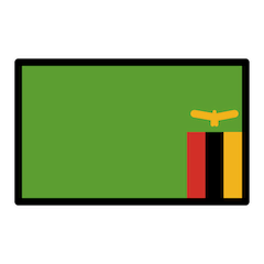Flagge von Sambia Emoji Openmoji