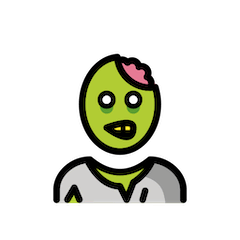 Zombie Emoji in Openmoji