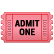 Admission Tickets Emoji on Samsung Phones
