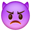 angry-face-with-horns Emoji samsung