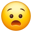 Schmerzgeplagtes Gesicht Emoji Samsung