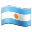 Флаг Аргентины Эмодзи на телефонах Samsung