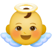 Anjo bebê Emoji Samsung