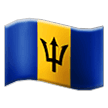 Bandera de Barbados Emoji Samsung