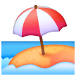 beach-with-umbrella Emoji samsung