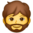 bearded-person Emoji samsung