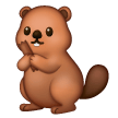 beaver Emoji samsung