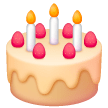 Birthday Cake Emoji on Samsung Phones