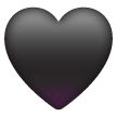 Corazón negro Emoji Samsung