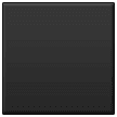 Großes schwarzes Quadrat Emoji Samsung