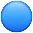 blue-circle Emoji samsung