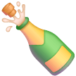 Bottle With Popping Cork Emoji on Samsung Phones