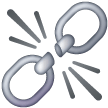 broken-chain Emoji samsung