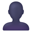 Bust in Silhouette Emoji on Samsung Phones