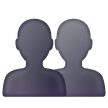 busts-in-silhouette Emoji samsung