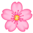 Flor de cerejeira Emoji Samsung