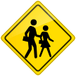 Знак «дети переходят дорогу» Эмодзи на телефонах Samsung