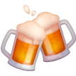Brinde com canecas de cerveja Emoji Samsung