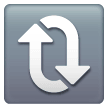 clockwise-vertical-arrows Emoji samsung