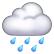 cloud-with-rain Emoji samsung