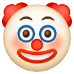 Clown Face Emoji on Samsung Phones
