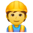 👷 Construction Worker Emoji on Samsung Phones